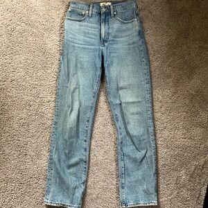 Madewell perfect vintage straight jeans